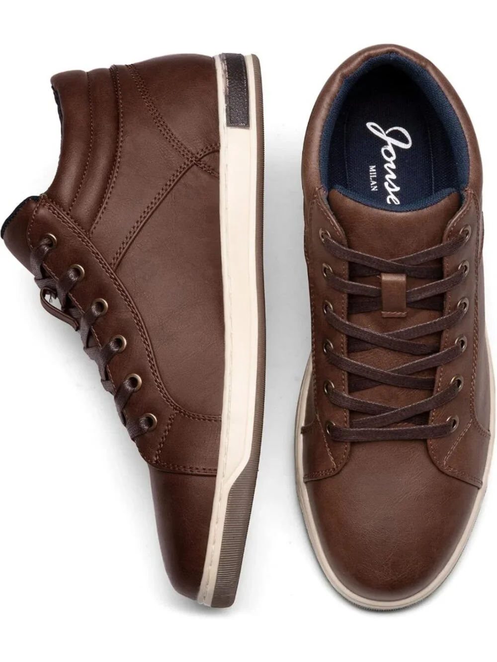 Stylish High Top Casual Sneakers for Men - Lace Up Fashion Boots, Versatile